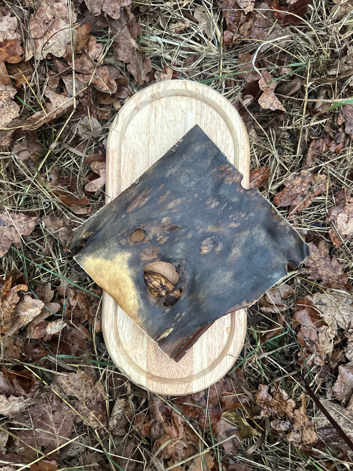Plaque de peau de boeuf