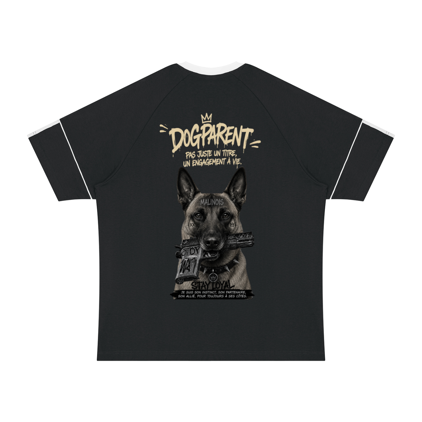 GUN Malinois - T-shirt Raglan