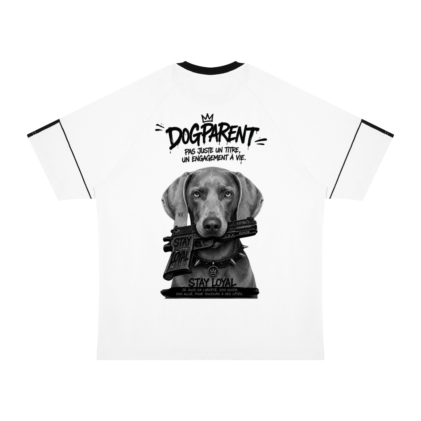 GUN Braque de Weimar - T-shirt Raglan