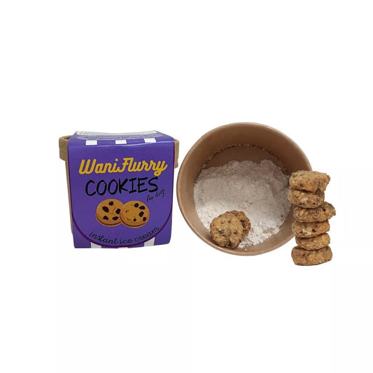 Glace au cookies pour chien