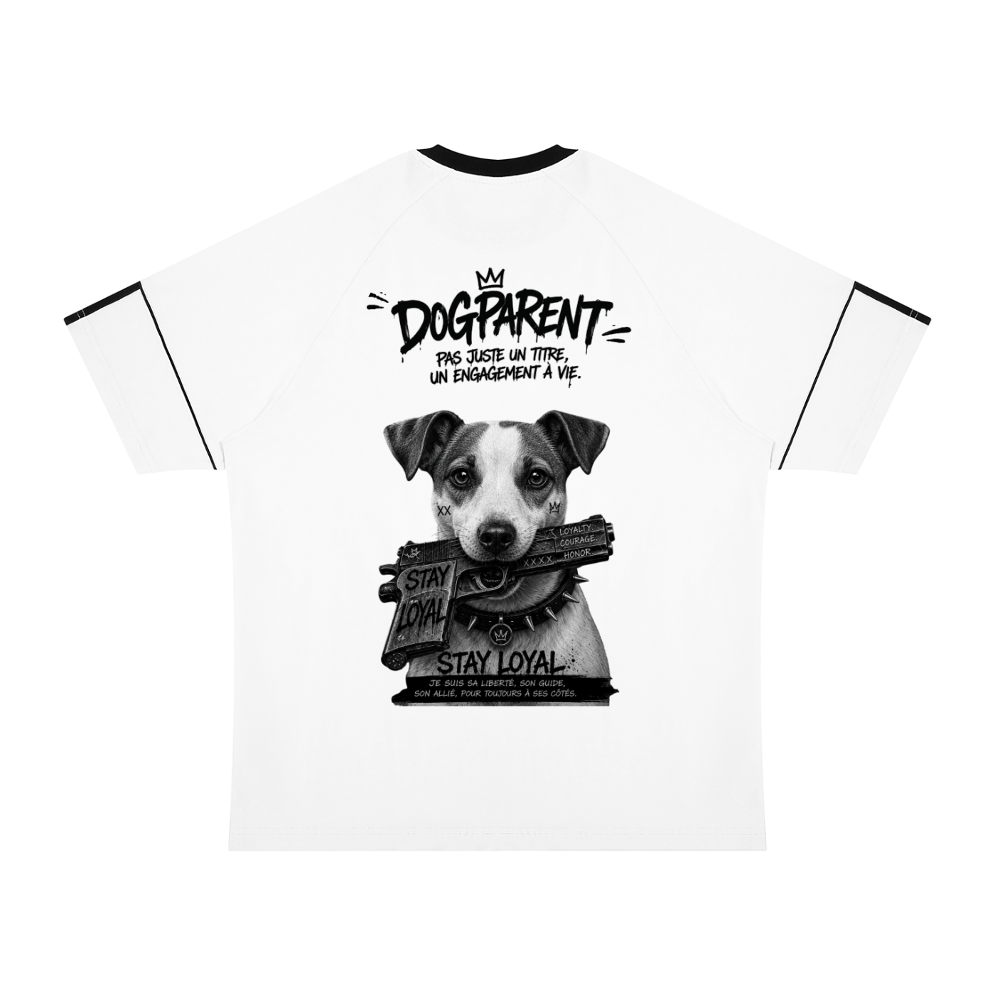 GUN Jack Russell - T-shirt Raglan