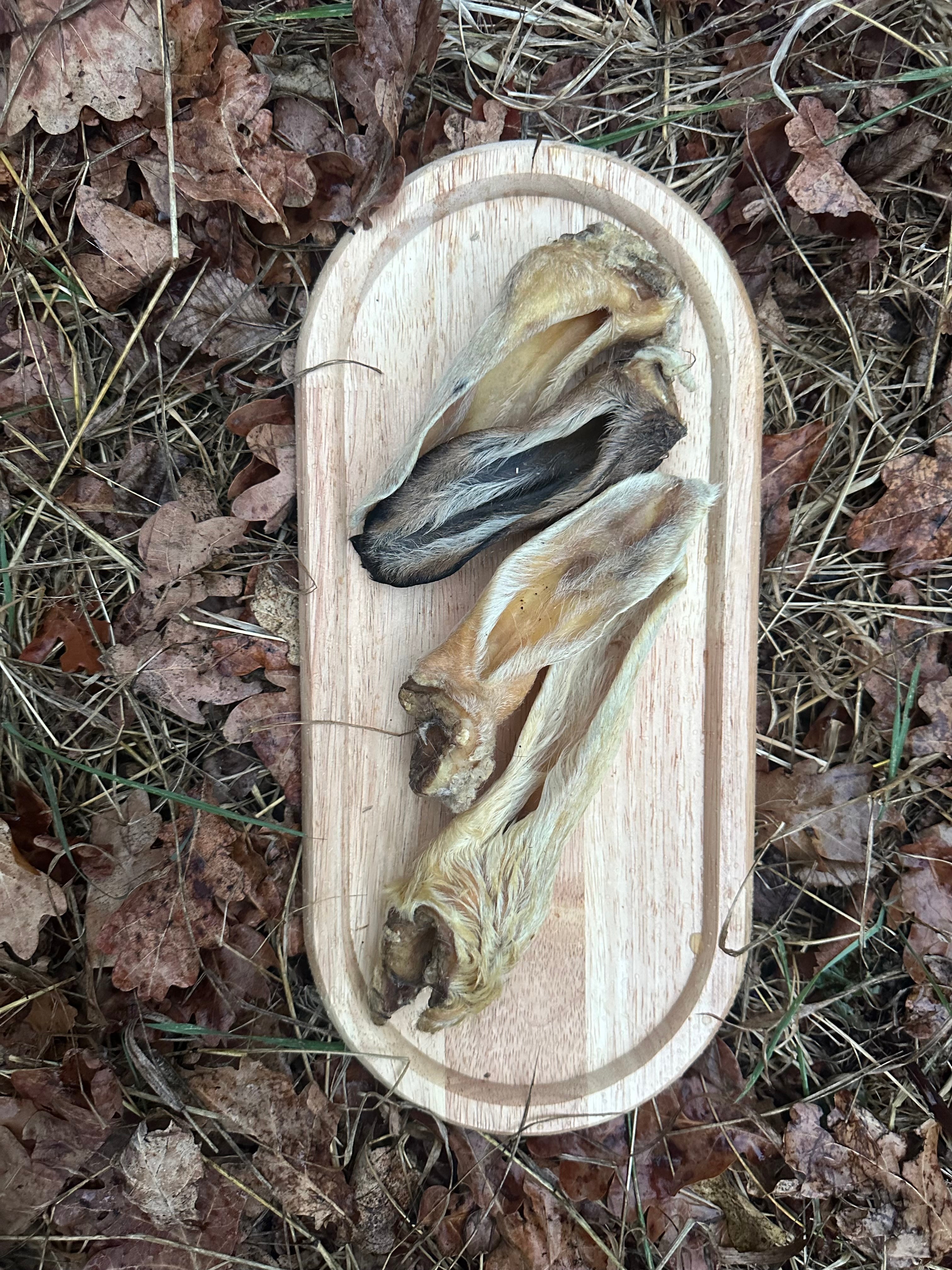 Oreille d'agneau avec poils