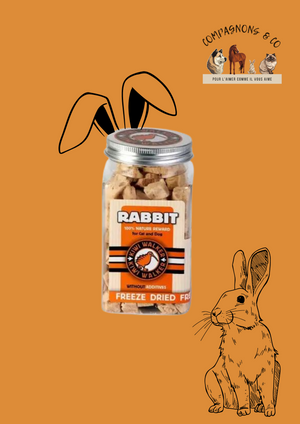 Friandises Kiwi Walker lyophilisées 100% lapin