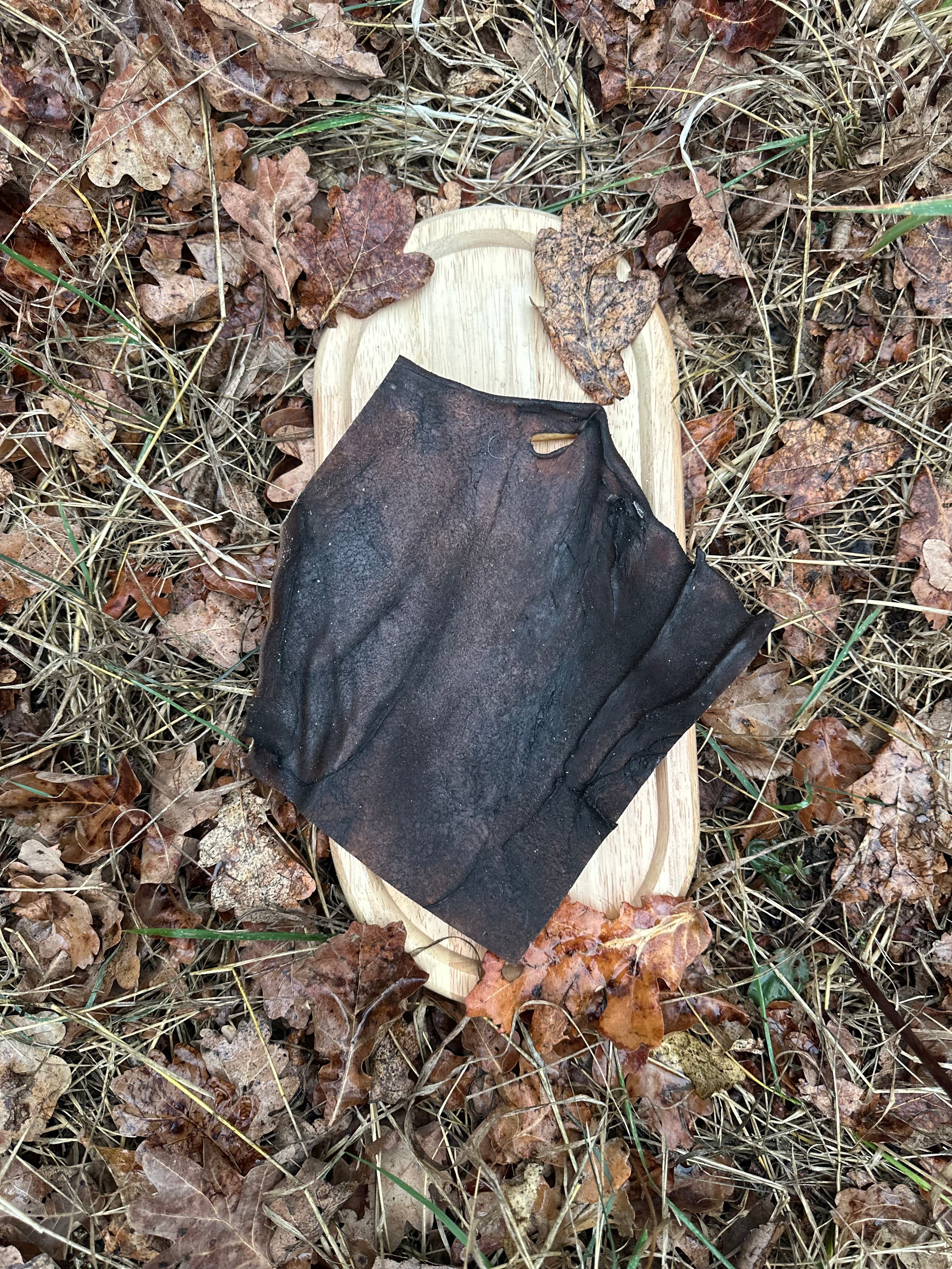 Plaque de peau de chameau 20x20cm