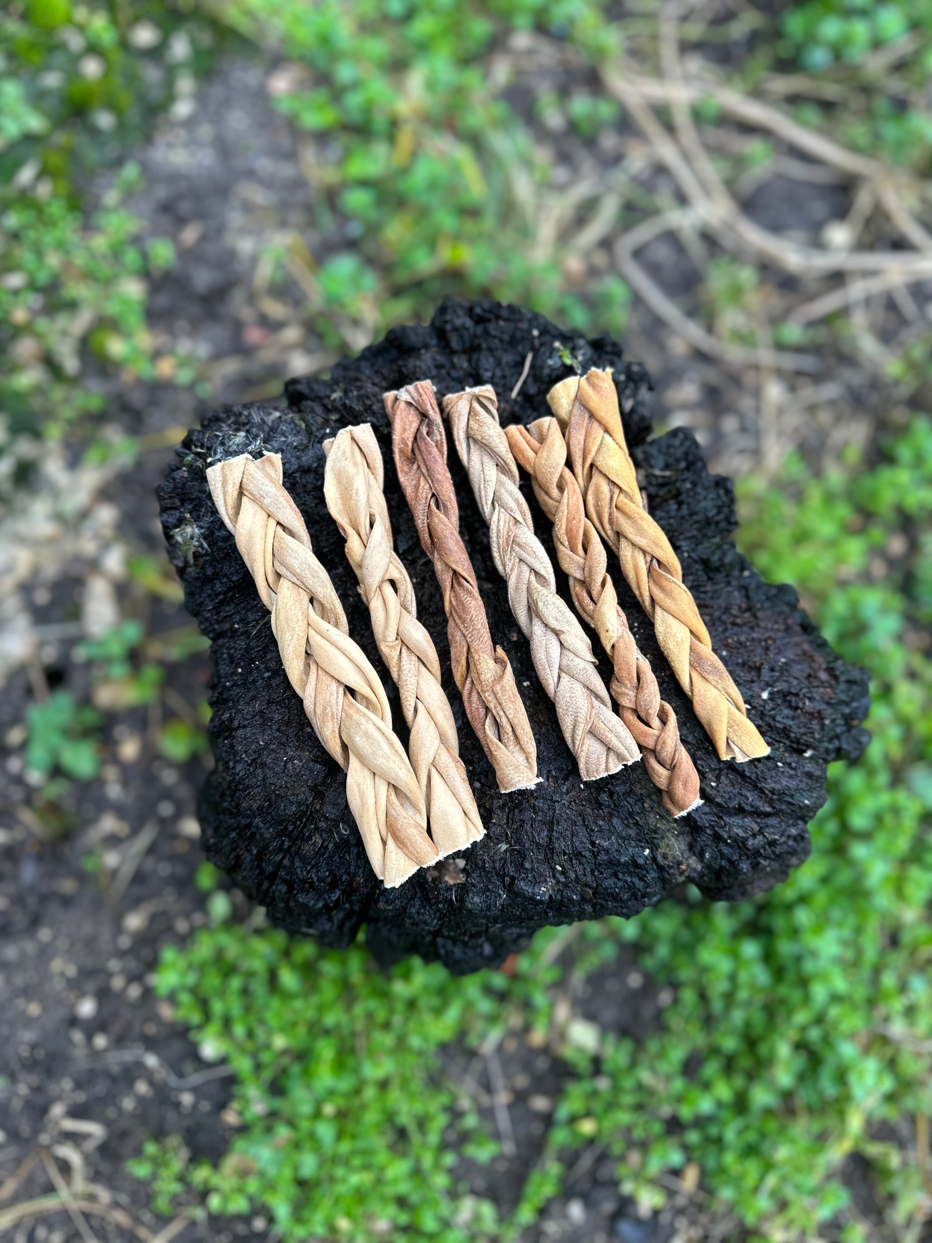 Peau de chèvre tressée