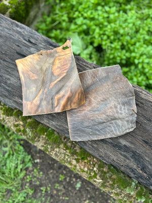 Plaque de peau de chameau 20x20cm