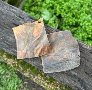 Plaque de peau de chameau 20x20cm