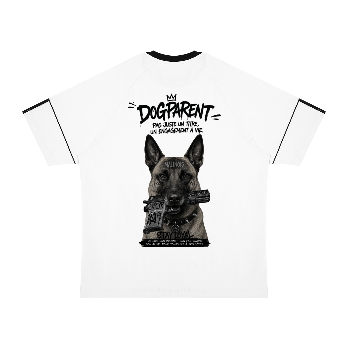 GUN Malinois - T-shirt Raglan