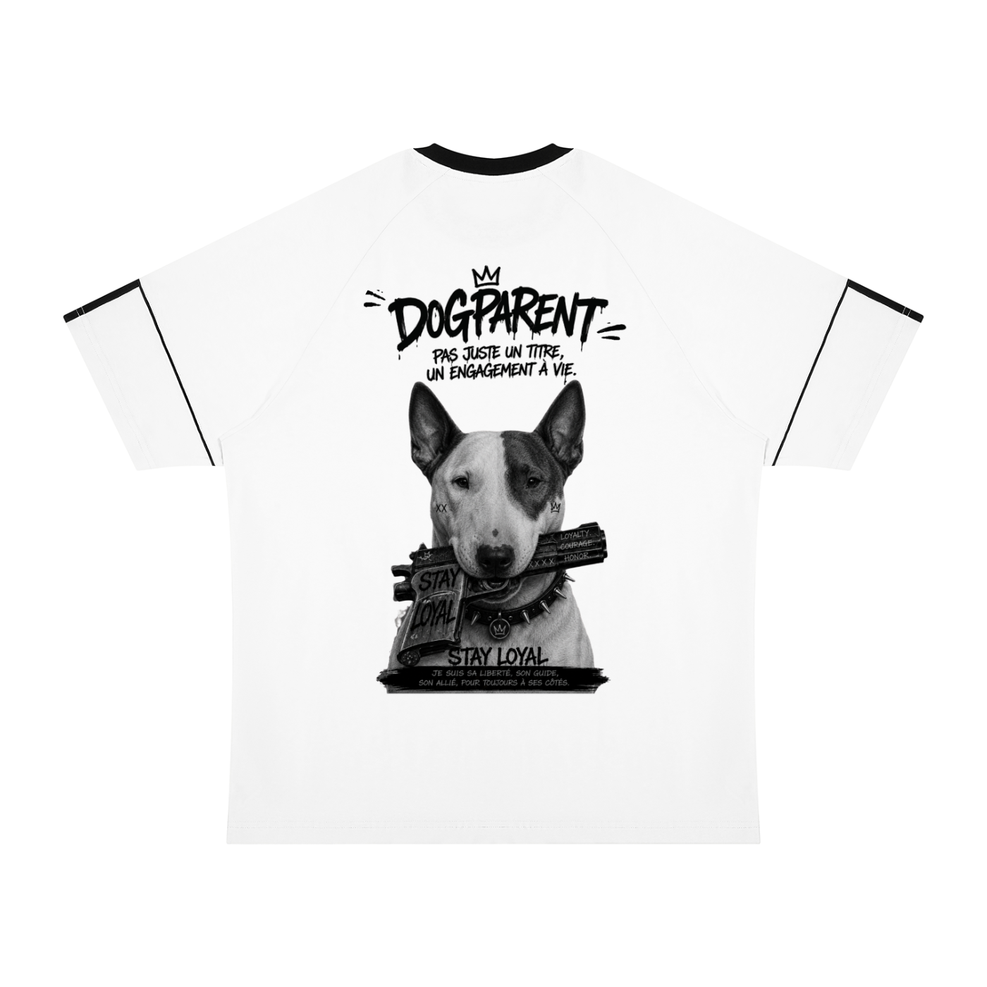 GUN Bull Terrier - T-shirt Raglan