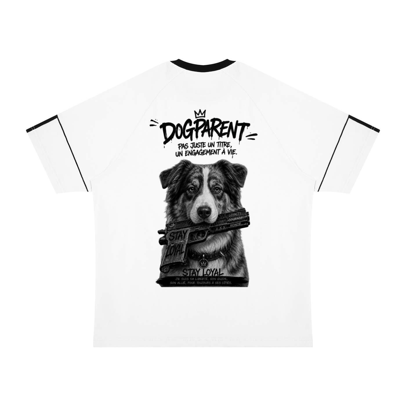 GUN American Shepherd - T-shirt Raglan