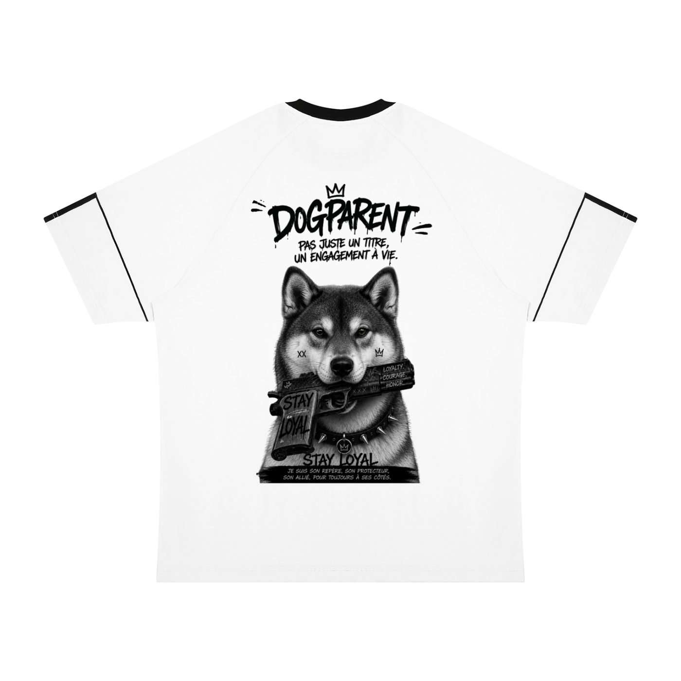 GUN Shiba Inu - T-shirt Raglan