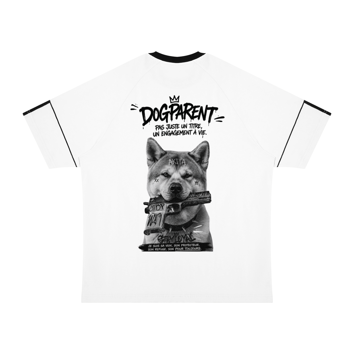 GUN Akita Inu Roux - T-shirt Raglan