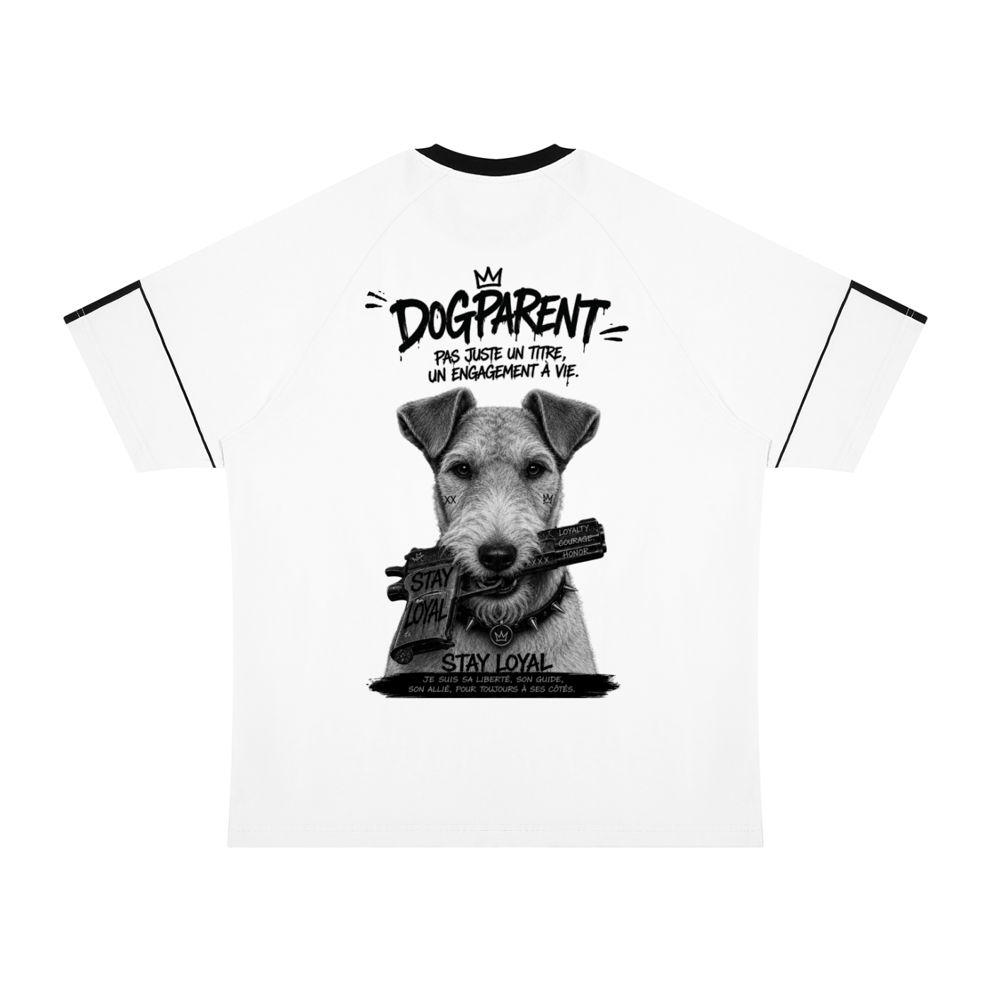 GUN Fox Terrier - T-shirt Raglan